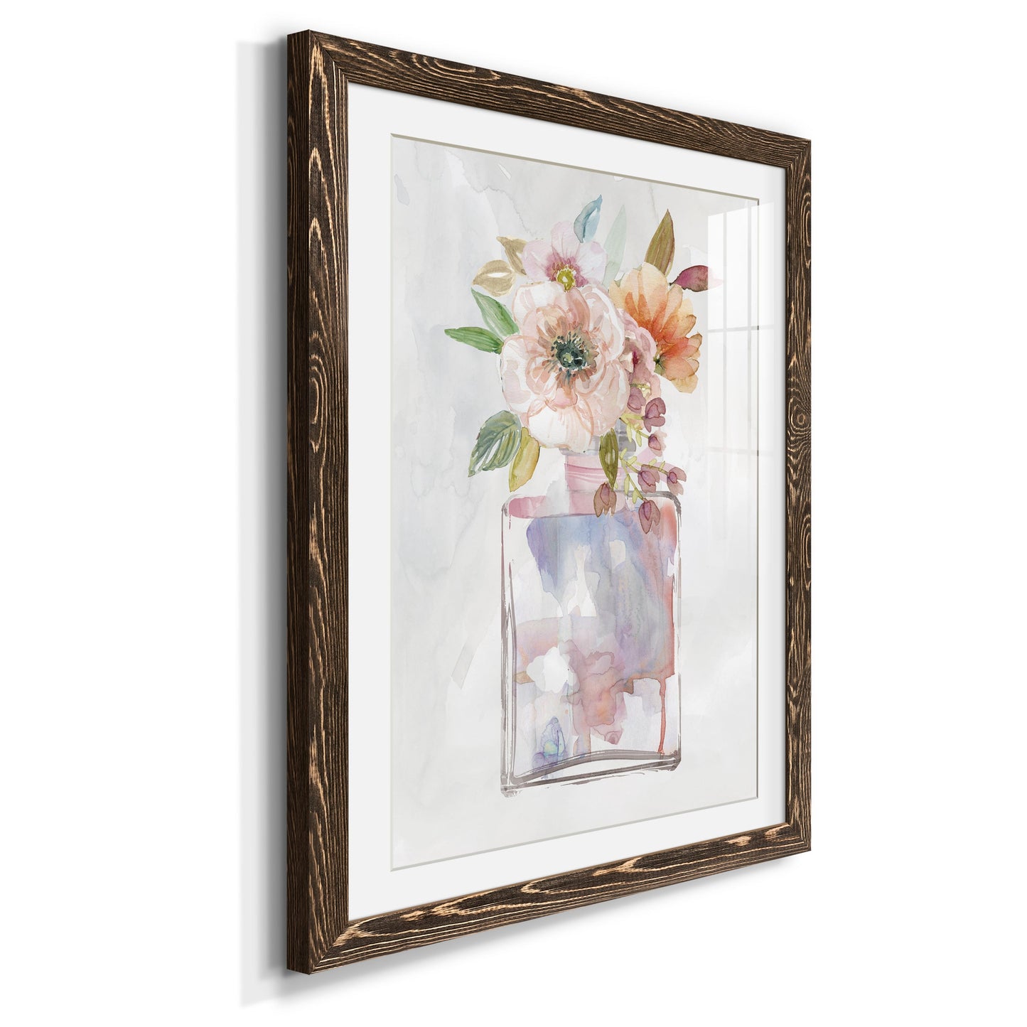 Mini Bouquet II - Premium Framed Print - Distressed Barnwood Frame - Ready to Hang