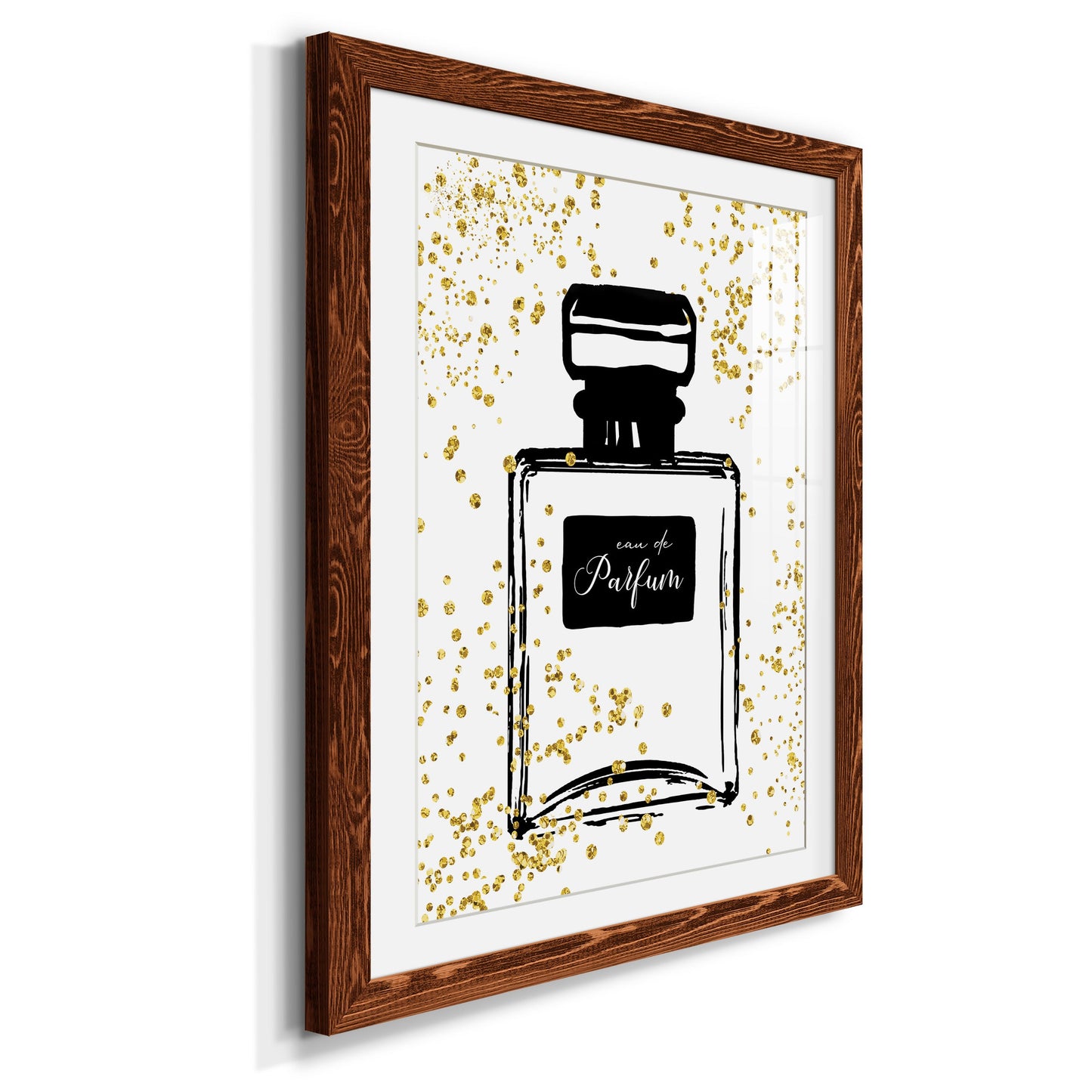 Glitter Perfume II - Premium Framed Print - Distressed Barnwood Frame - Ready to Hang