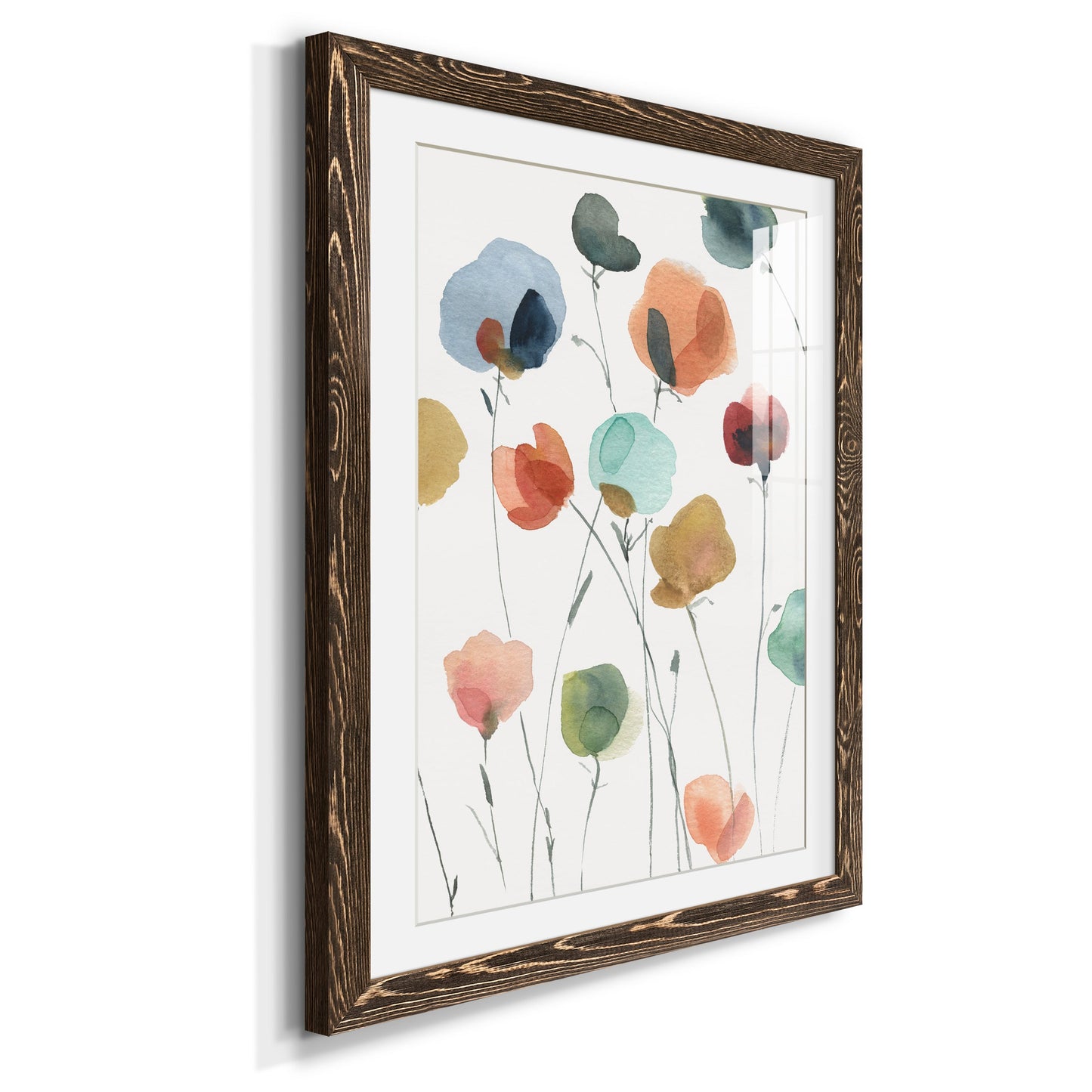 Lollipop Garden II - Premium Framed Print - Distressed Barnwood Frame - Ready to Hang