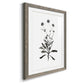 Inky Botanical I - Premium Framed Print - Distressed Barnwood Frame - Ready to Hang