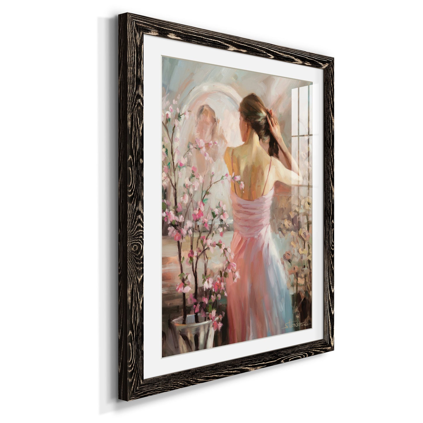 Evening Ahead - Premium Framed Print - Distressed Barnwood Frame - Ready to Hang