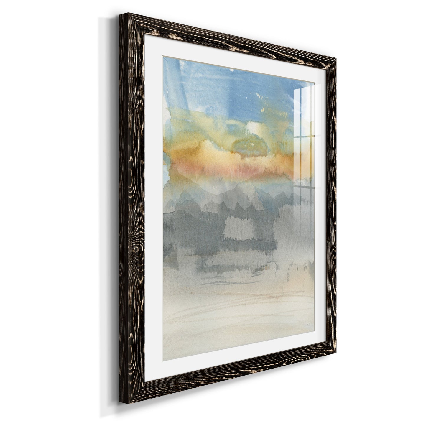 High Desert Sunset II - Premium Framed Print - Distressed Barnwood Frame - Ready to Hang