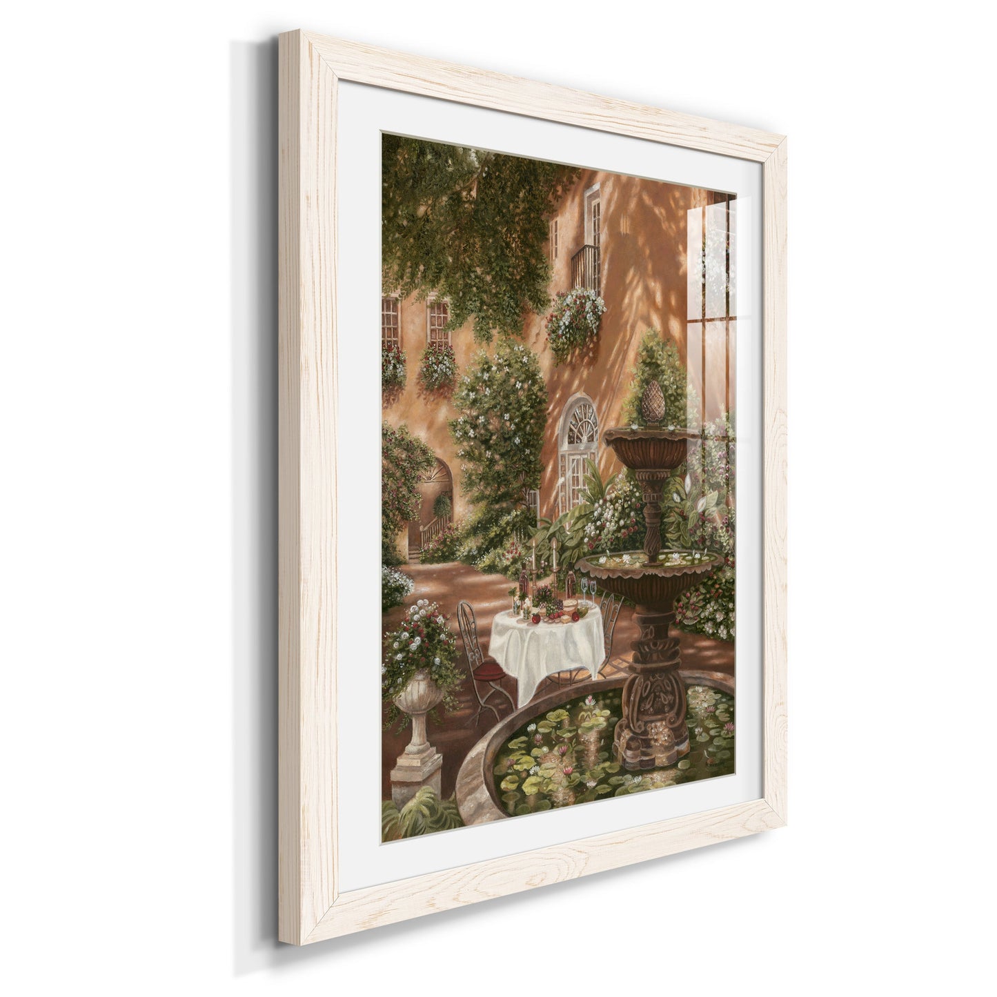 Evening Cocktails II - Premium Framed Print - Distressed Barnwood Frame - Ready to Hang