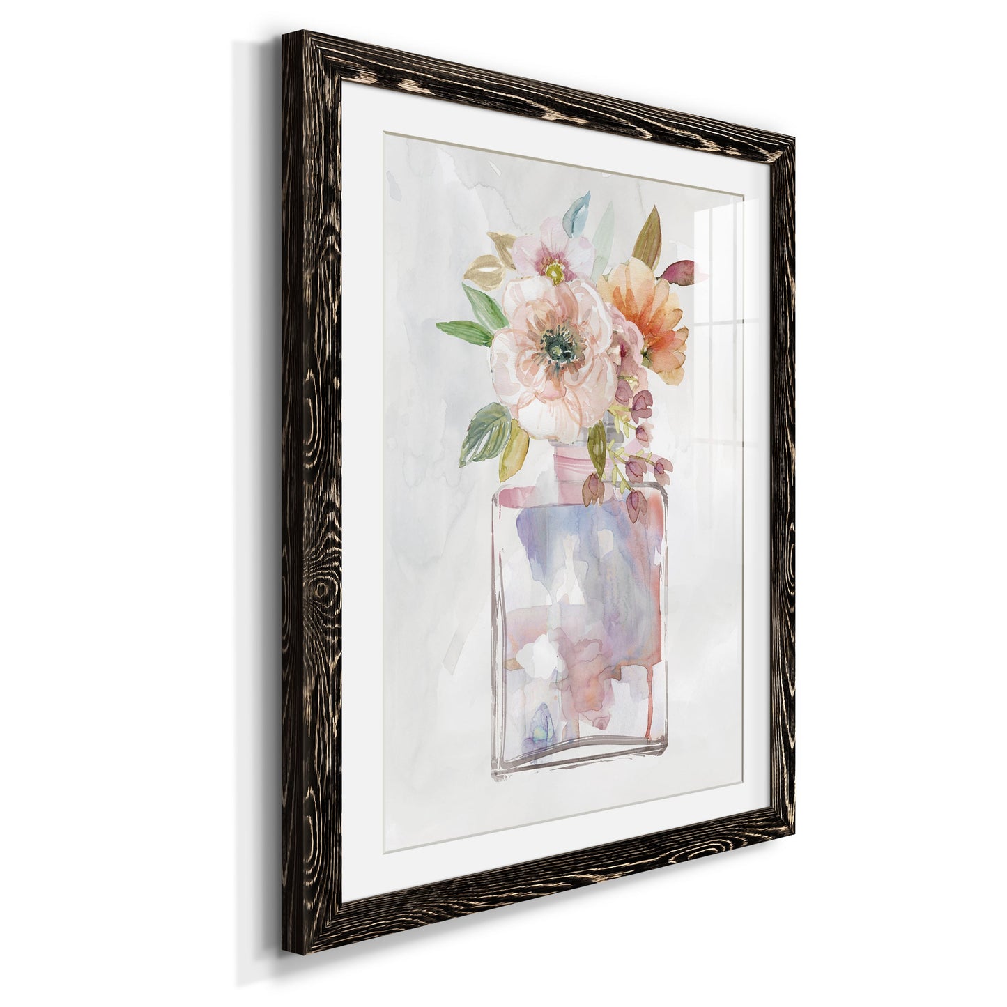 Mini Bouquet II - Premium Framed Print - Distressed Barnwood Frame - Ready to Hang