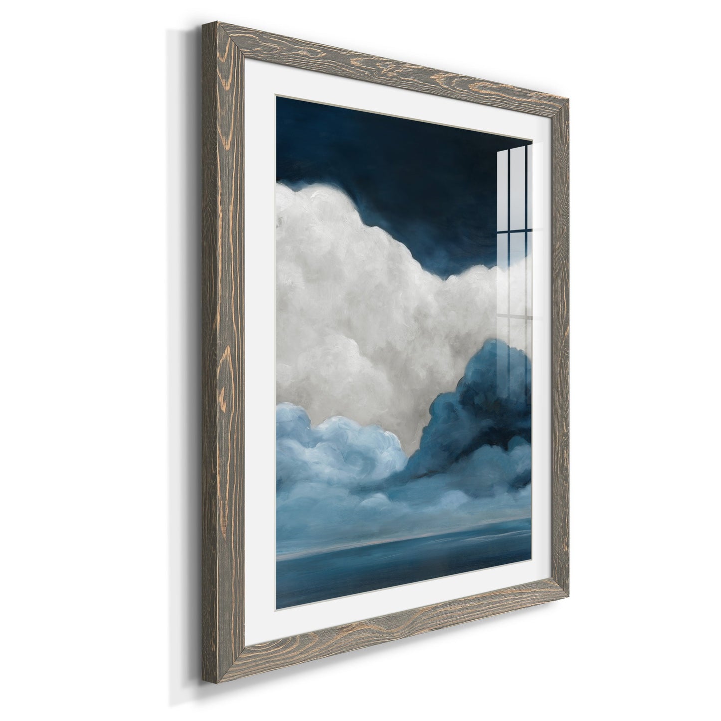 Nature's Drama I - Premium Framed Print - Distressed Barnwood Frame - Ready to Hang