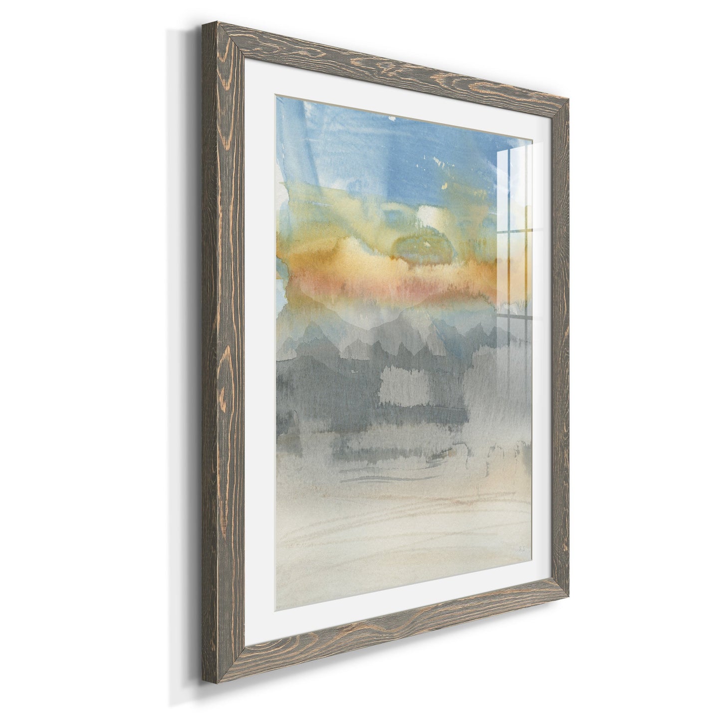 High Desert Sunset II - Premium Framed Print - Distressed Barnwood Frame - Ready to Hang