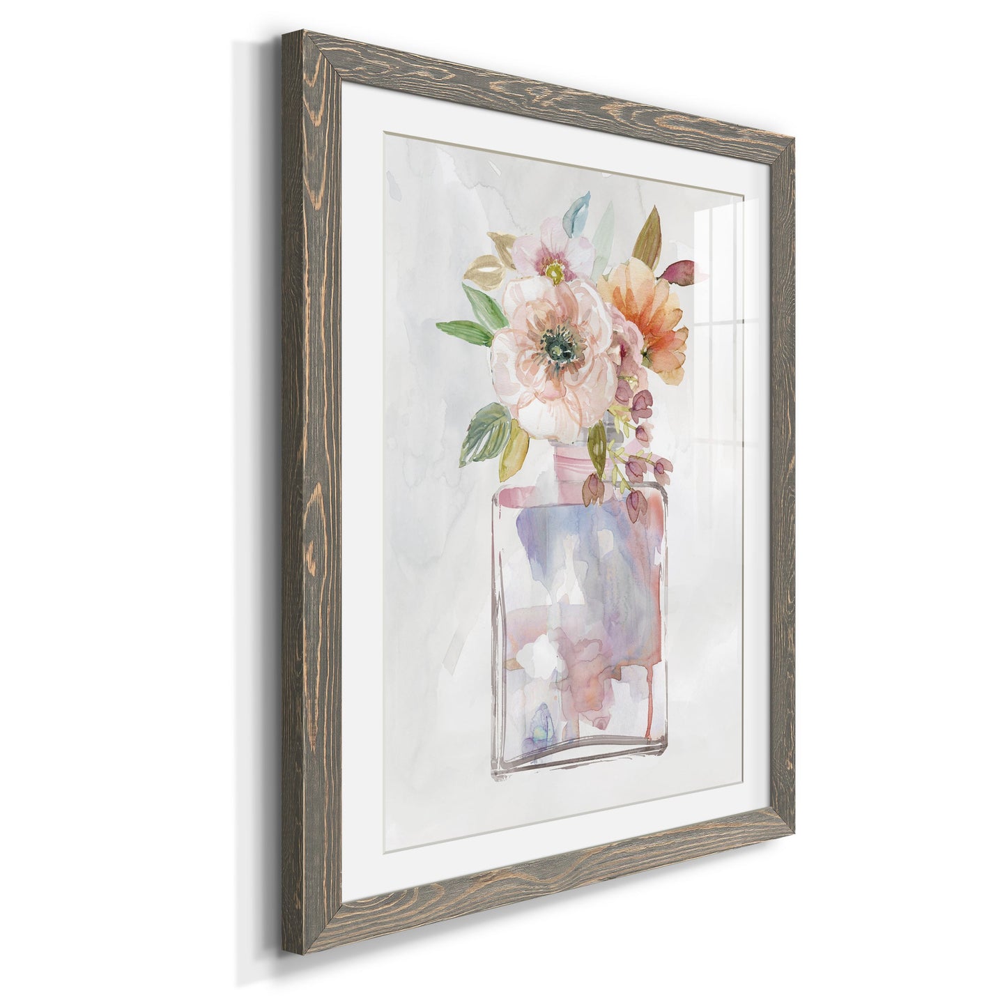 Mini Bouquet II - Premium Framed Print - Distressed Barnwood Frame - Ready to Hang