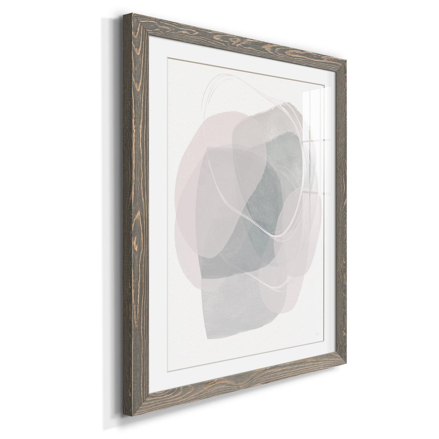 River Jewels I - Premium Framed Print - Distressed Barnwood Frame - Ready to Hang