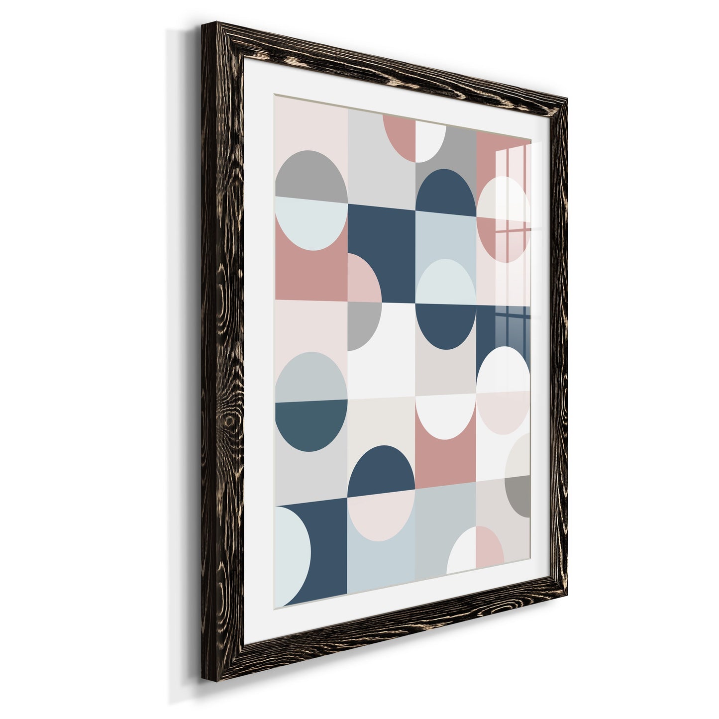 Modern Reflection - Premium Framed Print - Distressed Barnwood Frame - Ready to Hang