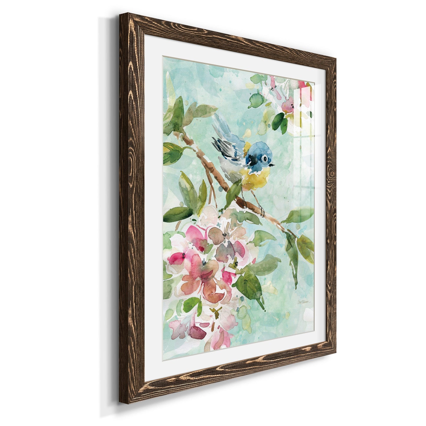 Asbury Garden Song I - Premium Framed Print - Distressed Barnwood Frame - Ready to Hang