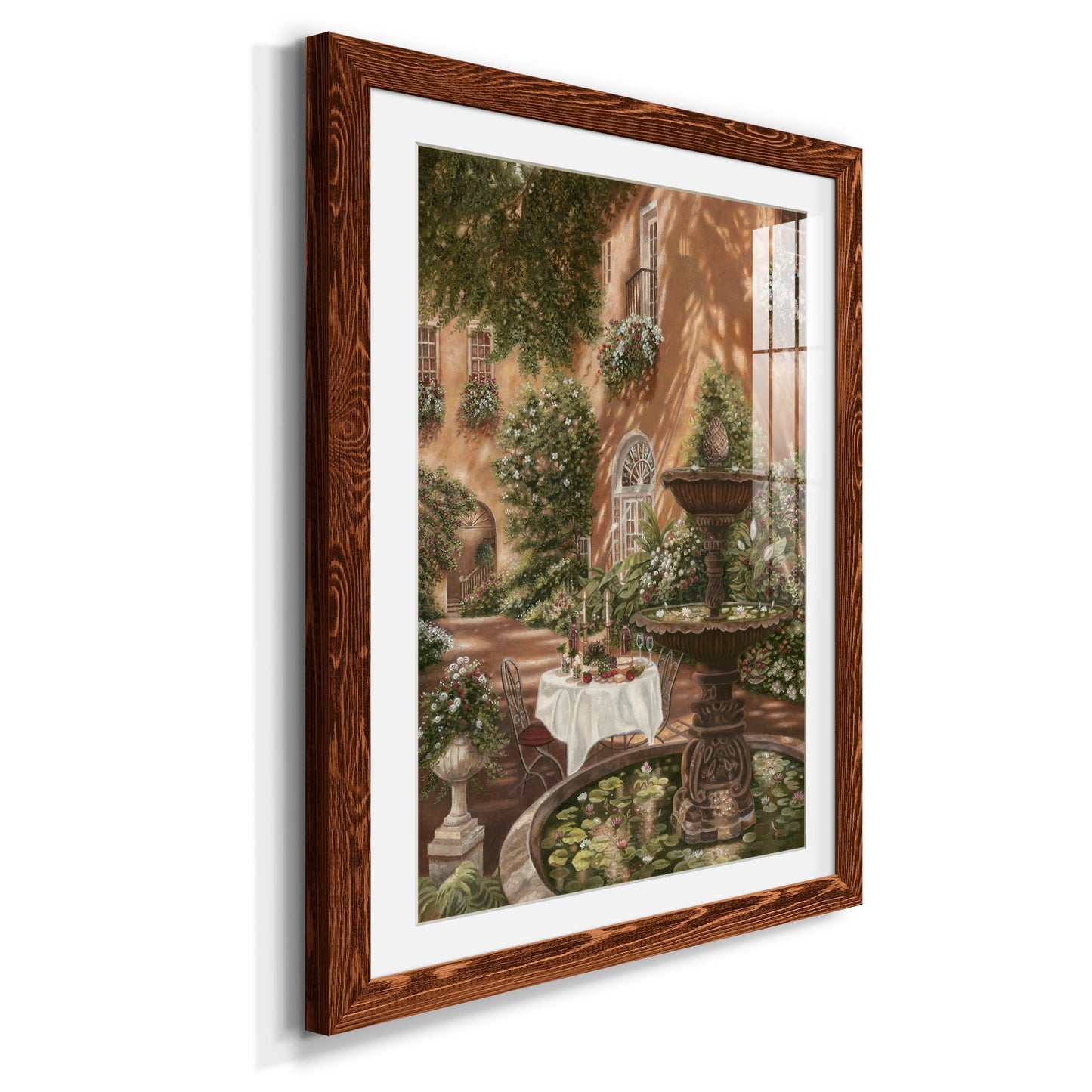 Evening Cocktails II - Premium Framed Print - Distressed Barnwood Frame - Ready to Hang