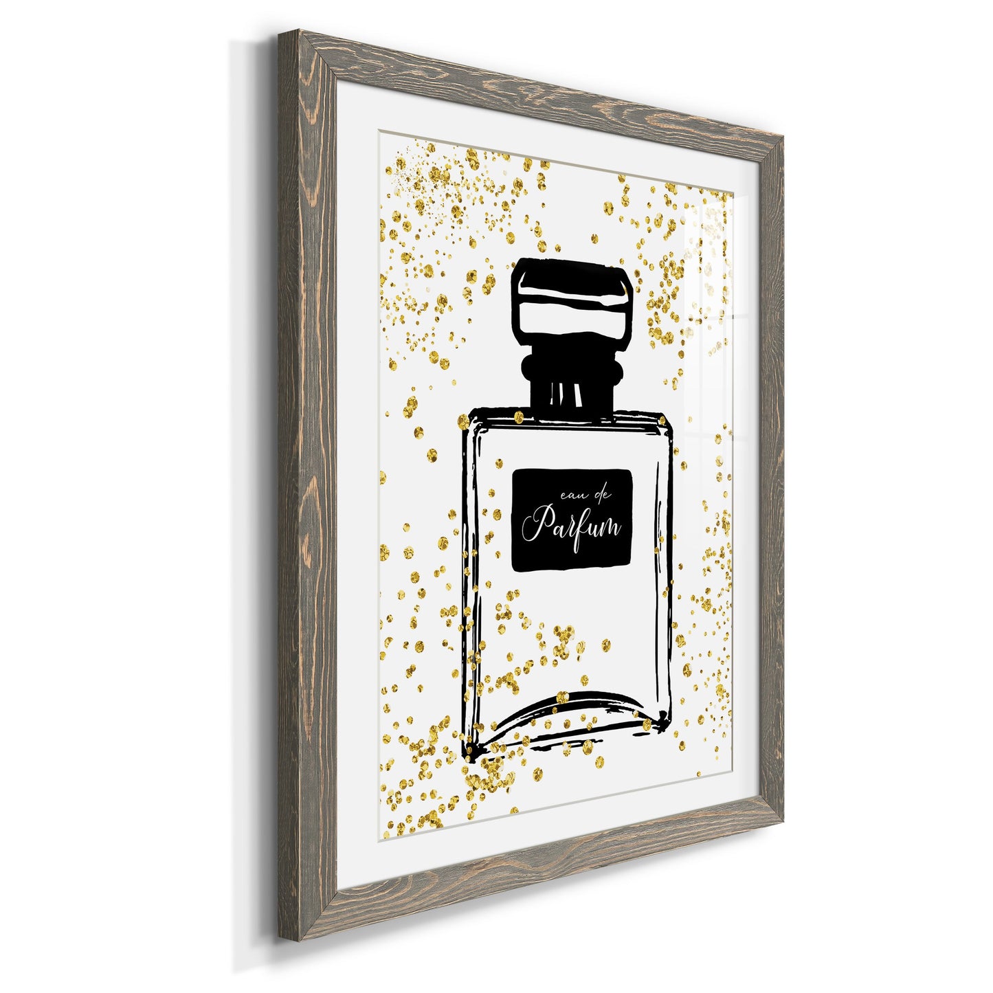 Glitter Perfume II - Premium Framed Print - Distressed Barnwood Frame - Ready to Hang