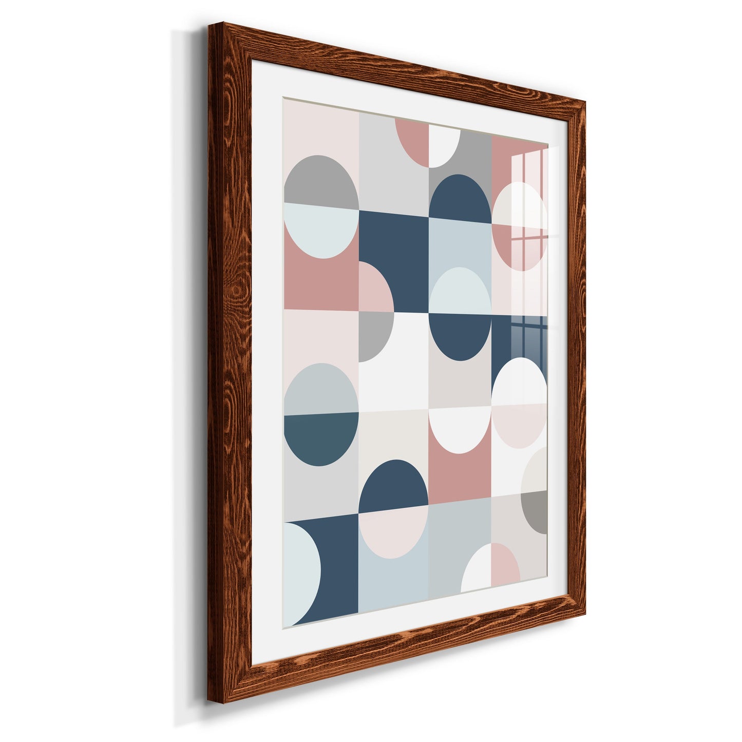 Modern Reflection - Premium Framed Print - Distressed Barnwood Frame - Ready to Hang