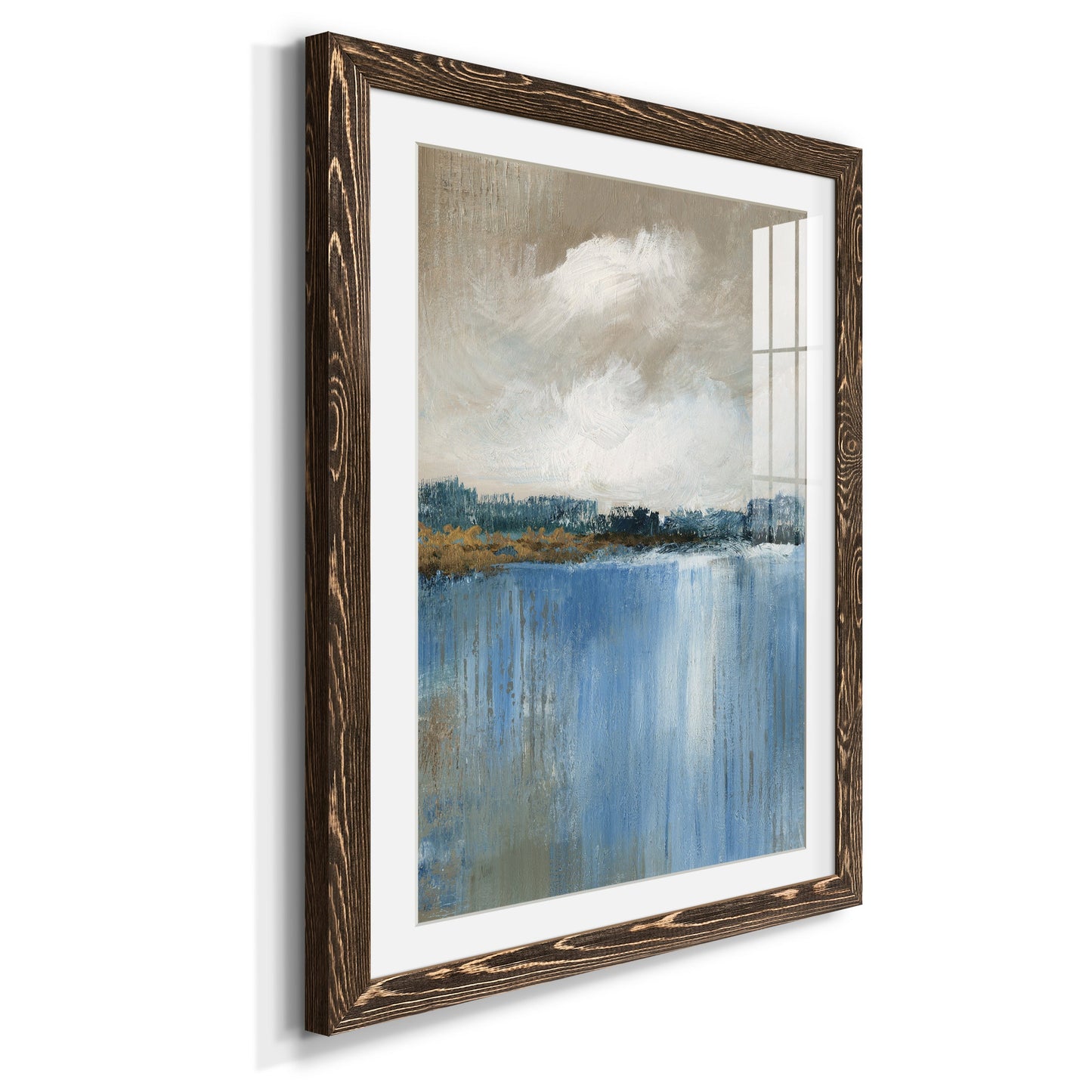 Wind and Water - Premium Framed Print - Distressed Barnwood Frame - Ready to Hang