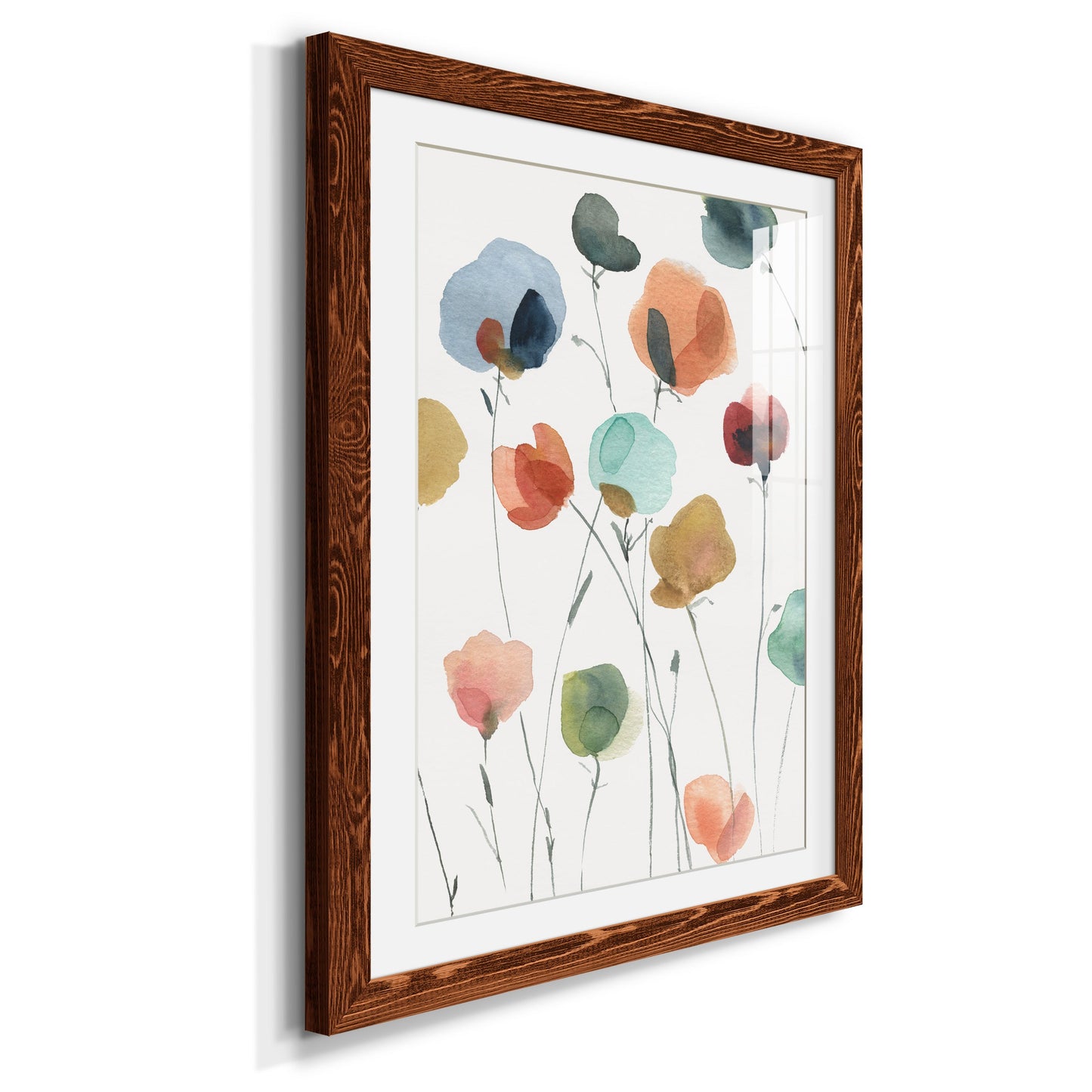 Lollipop Garden II - Premium Framed Print - Distressed Barnwood Frame - Ready to Hang