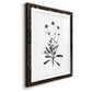 Inky Botanical I - Premium Framed Print - Distressed Barnwood Frame - Ready to Hang