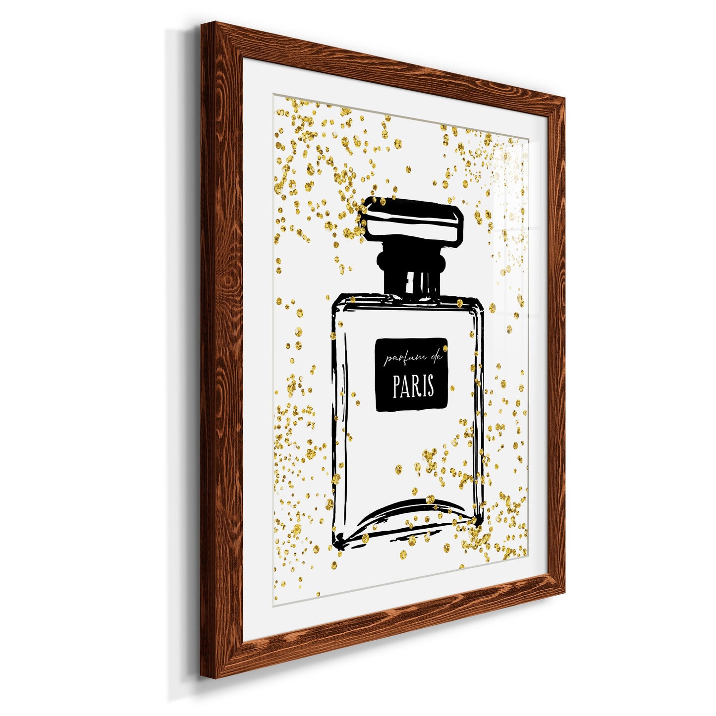 Glitter Perfume I - Premium Framed Print - Distressed Barnwood Frame - Ready to Hang