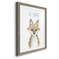 Be Brave Fox - Premium Framed Print - Distressed Barnwood Frame - Ready to Hang