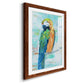 Island Parrot II - Premium Framed Print - Distressed Barnwood Frame - Ready to Hang