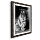 Tiger Repose - Premium Framed Print - Distressed Barnwood Frame - Ready to Hang