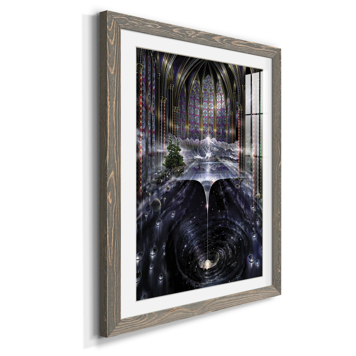 Genesis I - Premium Framed Print - Distressed Barnwood Frame - Ready to Hang