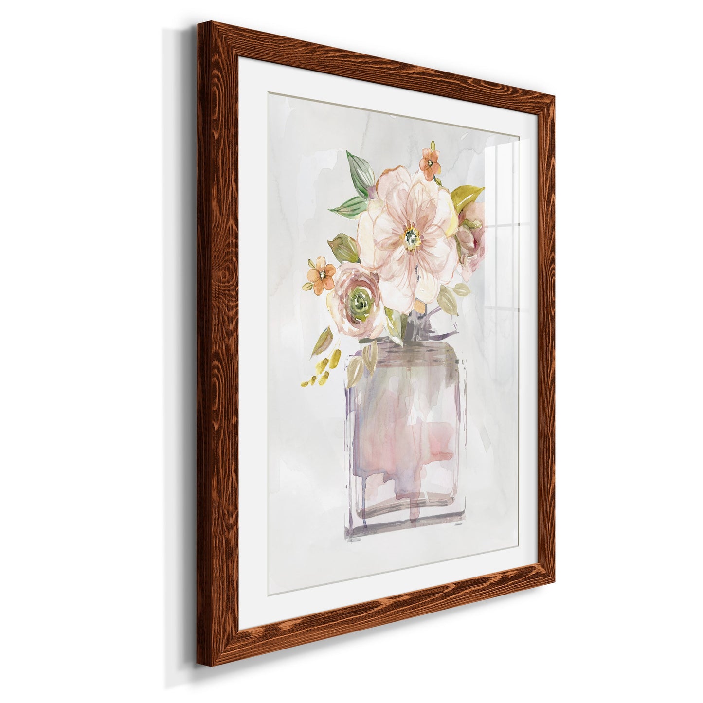 Mini Bouquet I - Premium Framed Print - Distressed Barnwood Frame - Ready to Hang