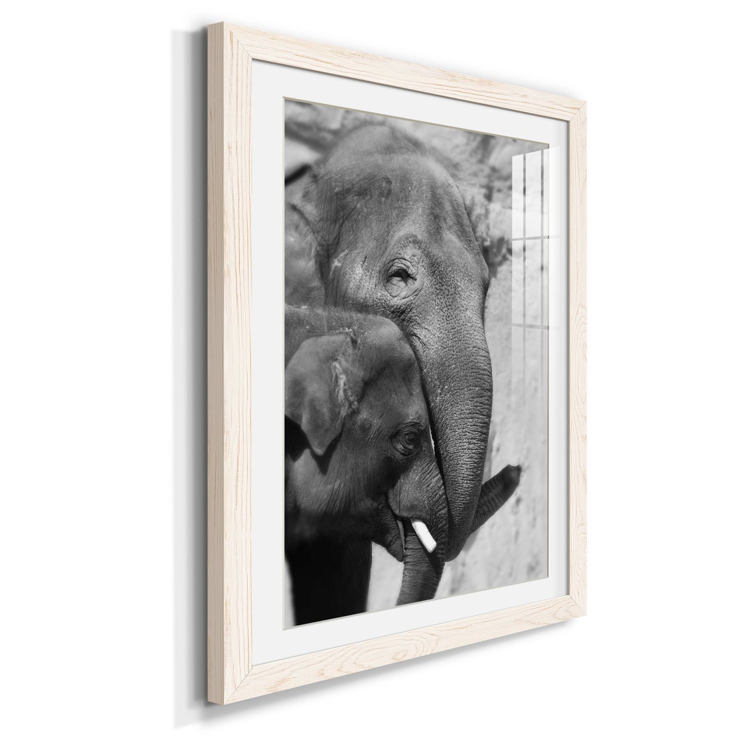 Tender Moment - Premium Framed Print - Distressed Barnwood Frame - Ready to Hang