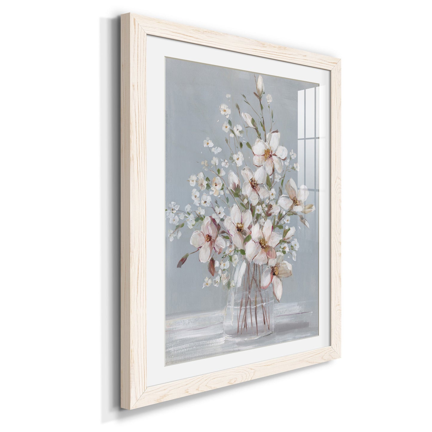 Magnolia Romance - Premium Framed Print - Distressed Barnwood Frame - Ready to Hang