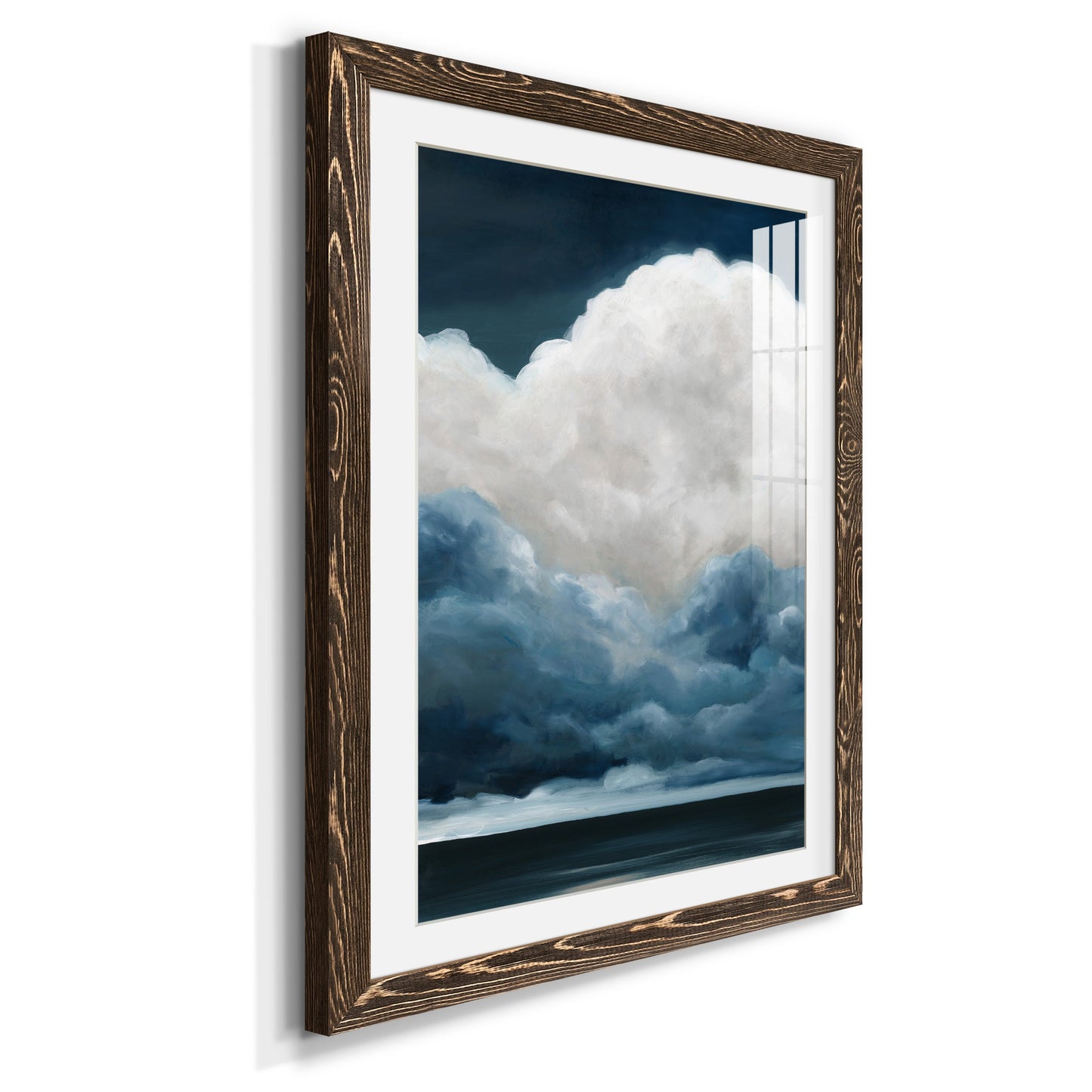 Nature's Drama II - Premium Framed Print - Distressed Barnwood Frame - Ready to Hang