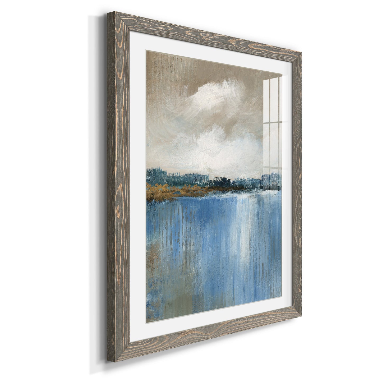 Wind and Water - Premium Framed Print - Distressed Barnwood Frame - Ready to Hang