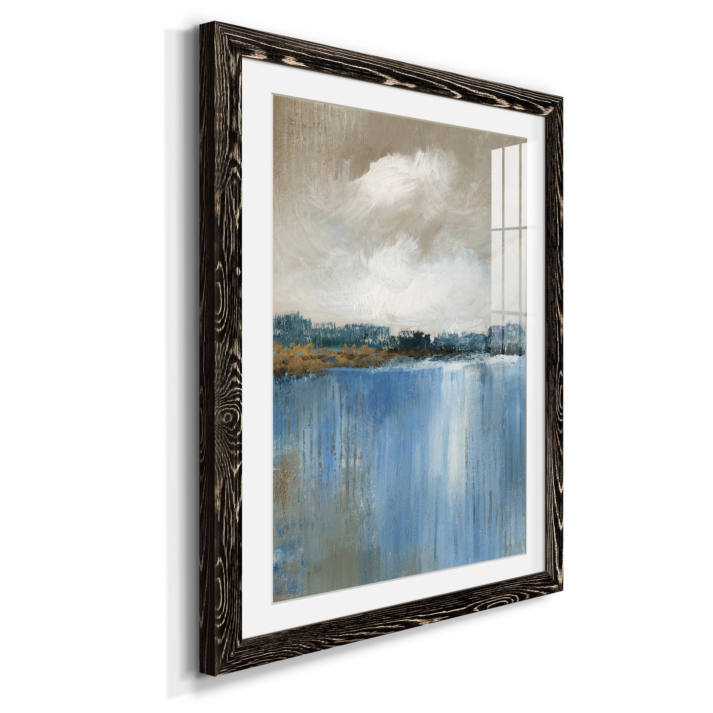 Wind and Water - Premium Framed Print - Distressed Barnwood Frame - Ready to Hang