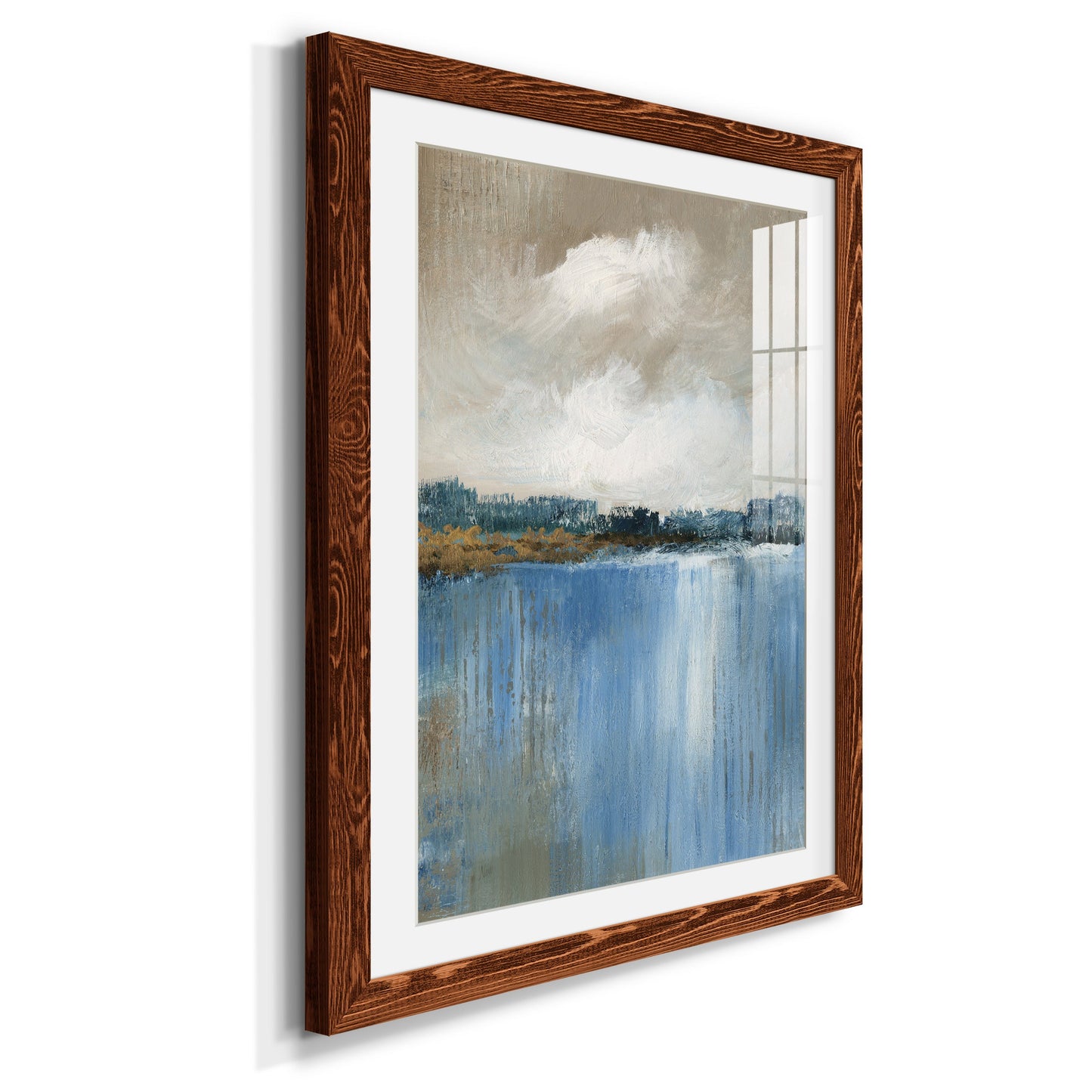 Wind and Water - Premium Framed Print - Distressed Barnwood Frame - Ready to Hang