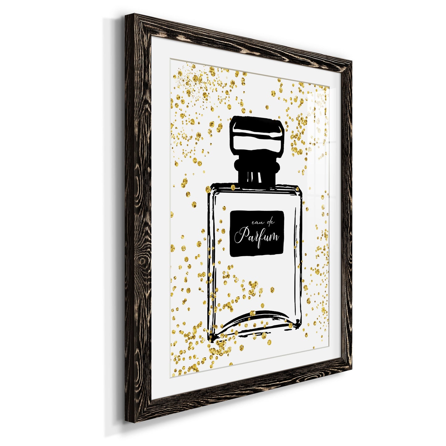 Glitter Perfume II - Premium Framed Print - Distressed Barnwood Frame - Ready to Hang