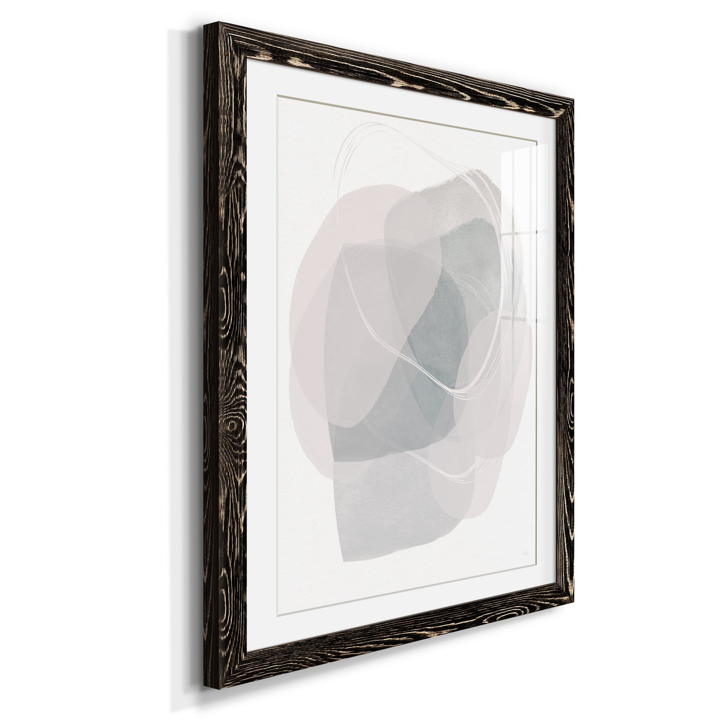 River Jewels I - Premium Framed Print - Distressed Barnwood Frame - Ready to Hang