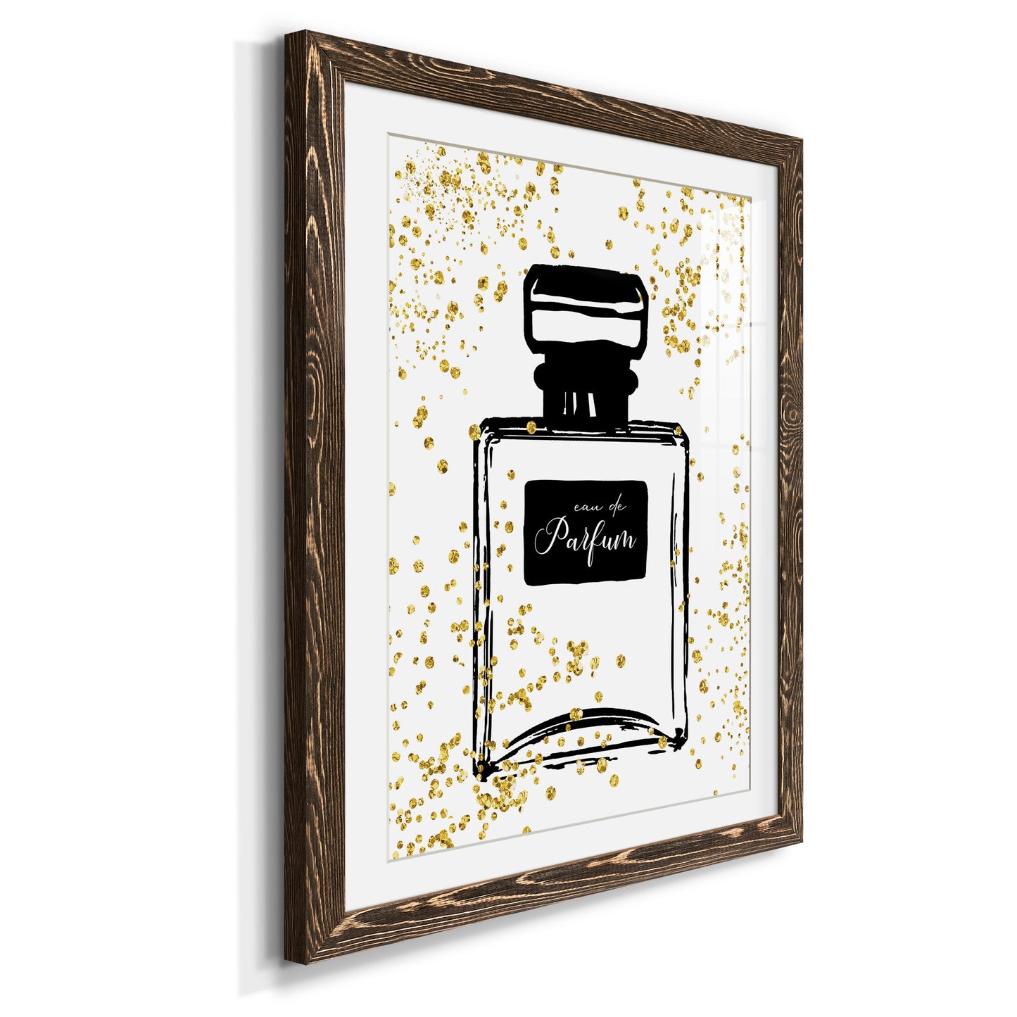 Glitter Perfume II - Premium Framed Print - Distressed Barnwood Frame - Ready to Hang