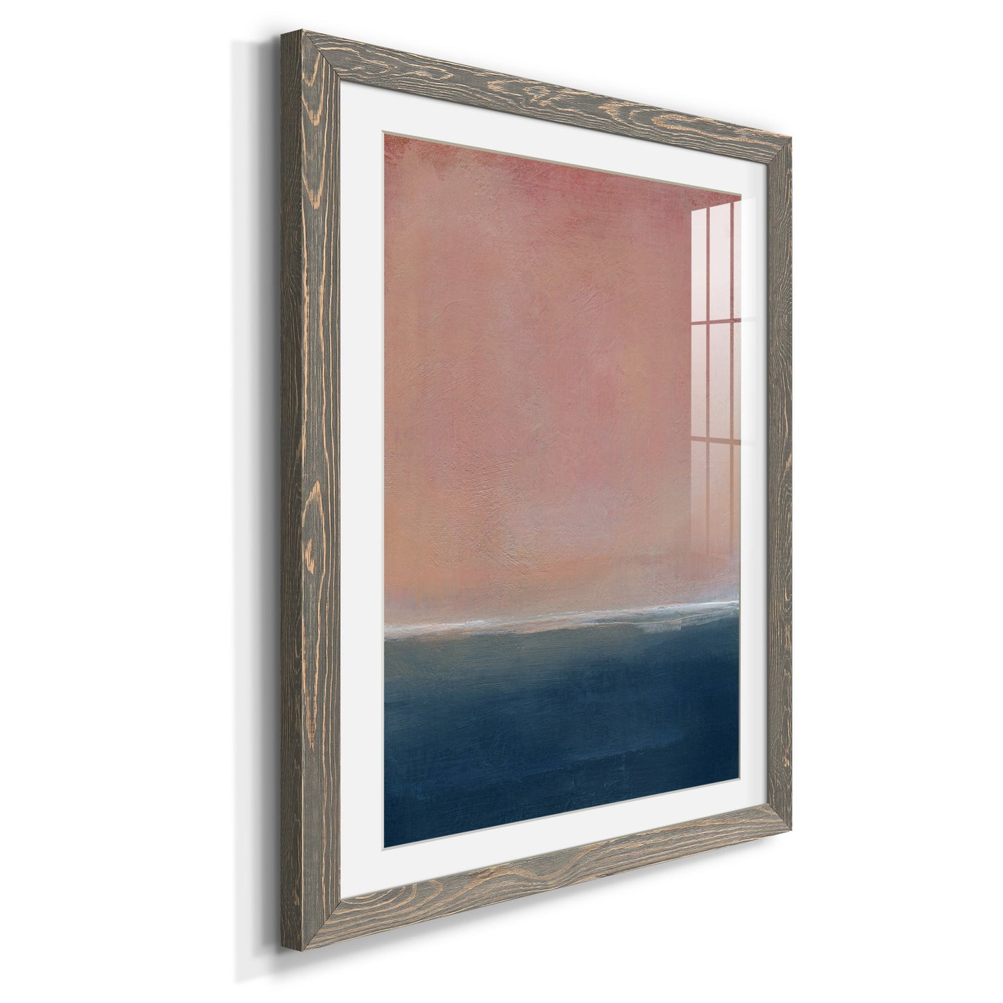 Sunset - Premium Framed Print - Distressed Barnwood Frame - Ready to Hang