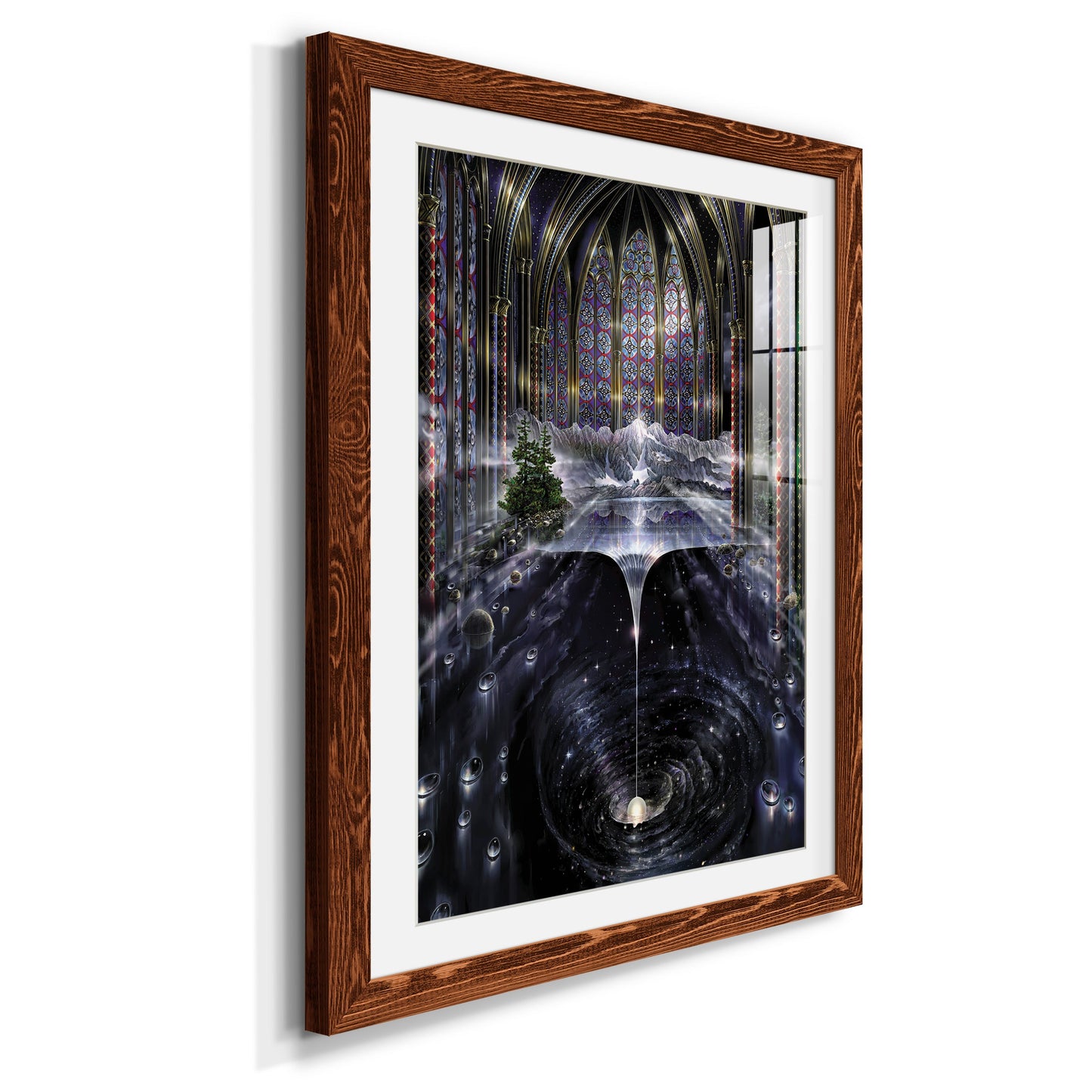 Genesis I - Premium Framed Print - Distressed Barnwood Frame - Ready to Hang