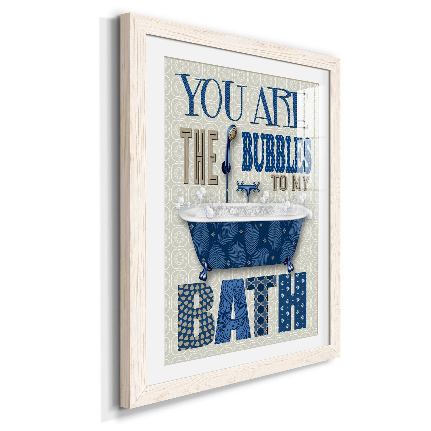 Bubble Bath - Premium Framed Print - Distressed Barnwood Frame - Ready to Hang