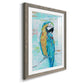 Island Parrot I - Premium Framed Print - Distressed Barnwood Frame - Ready to Hang