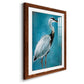 Great Blue Heron I - Premium Framed Print - Distressed Barnwood Frame - Ready to Hang