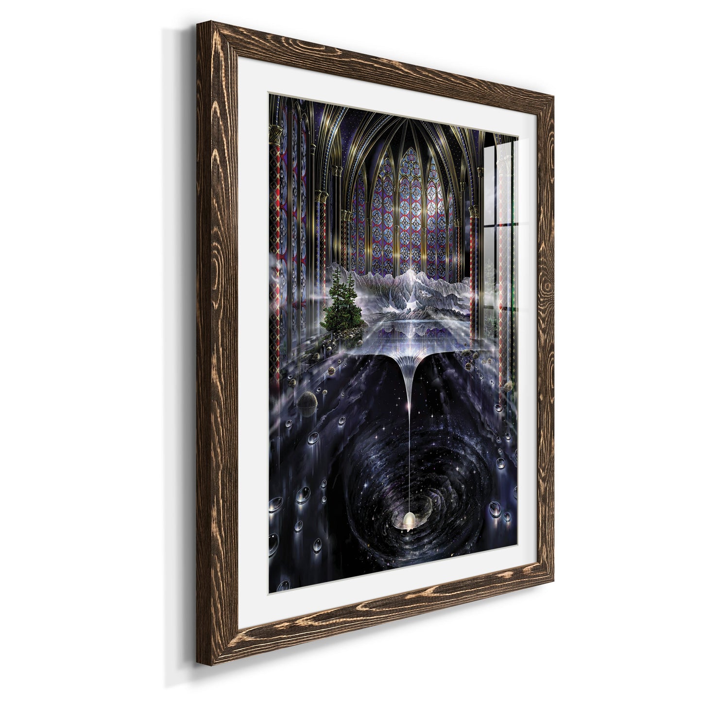 Genesis I - Premium Framed Print - Distressed Barnwood Frame - Ready to Hang