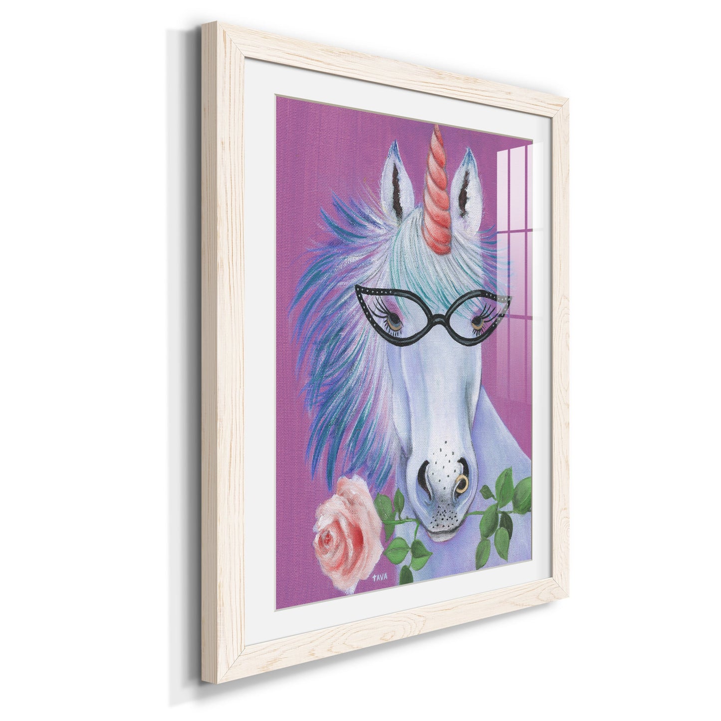 Unicorn III - Premium Framed Print - Distressed Barnwood Frame - Ready to Hang