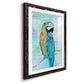 Island Parrot I - Premium Framed Print - Distressed Barnwood Frame - Ready to Hang