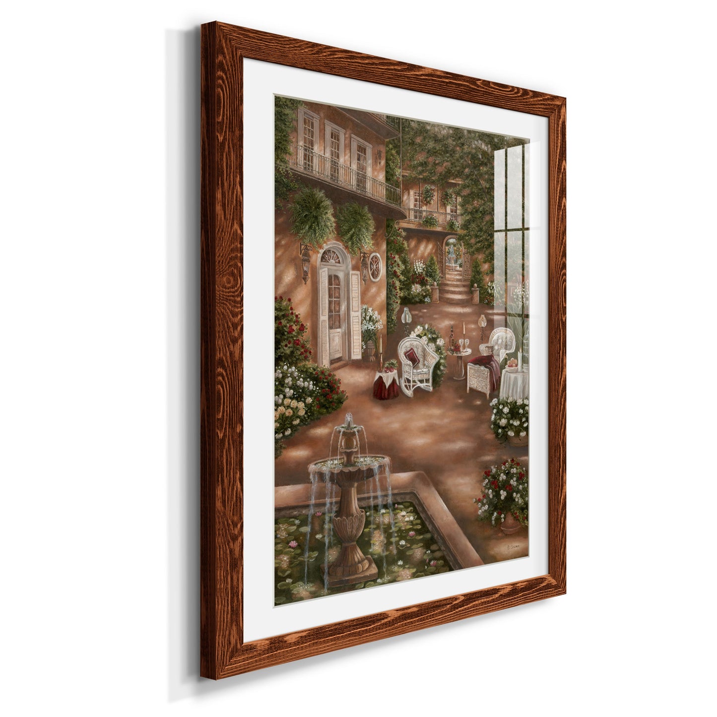 Evening Cocktails I - Premium Framed Print - Distressed Barnwood Frame - Ready to Hang