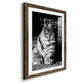 Tiger Repose - Premium Framed Print - Distressed Barnwood Frame - Ready to Hang