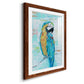 Island Parrot I - Premium Framed Print - Distressed Barnwood Frame - Ready to Hang