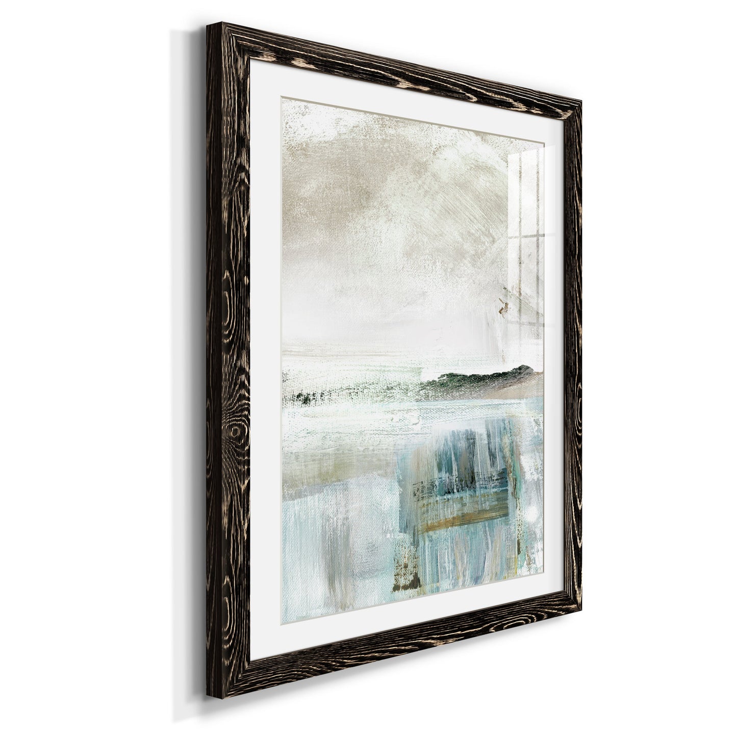 Summer Teal II - Premium Framed Print - Distressed Barnwood Frame - Ready to Hang