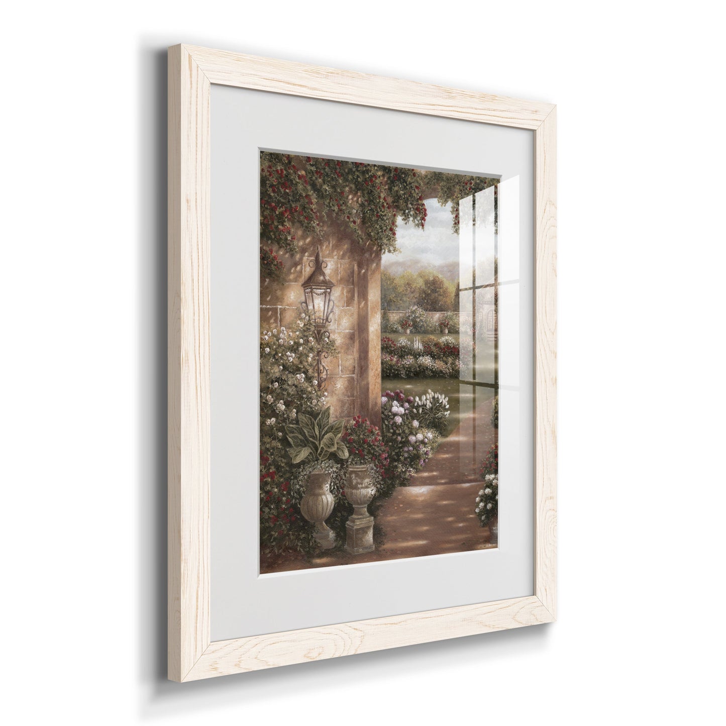 Evening in the Conservatory - Premium Framed Print - Distressed Barnwood Frame - Ready to Hang