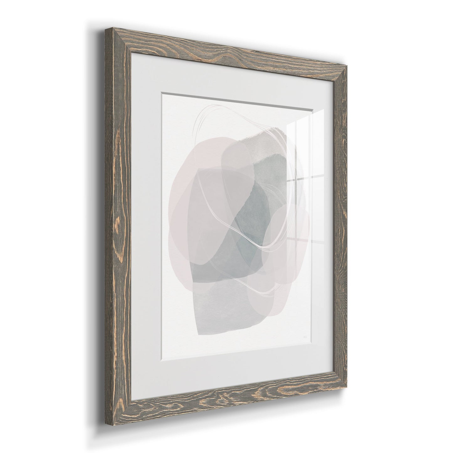 River Jewels I - Premium Framed Print - Distressed Barnwood Frame - Ready to Hang