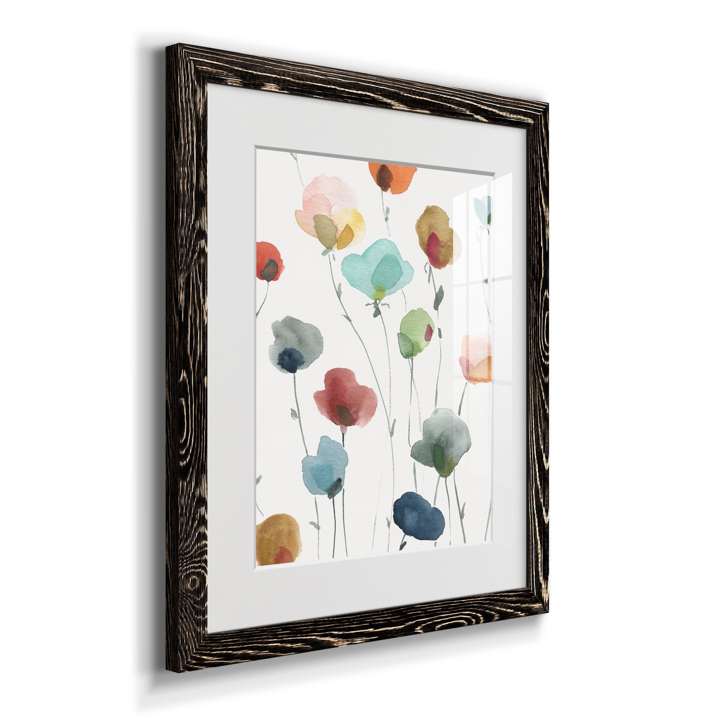 Lollipop Garden I - Premium Framed Print - Distressed Barnwood Frame - Ready to Hang